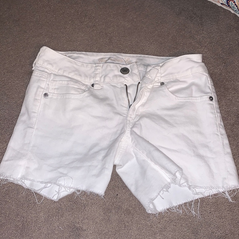 American Eagle White Shorts